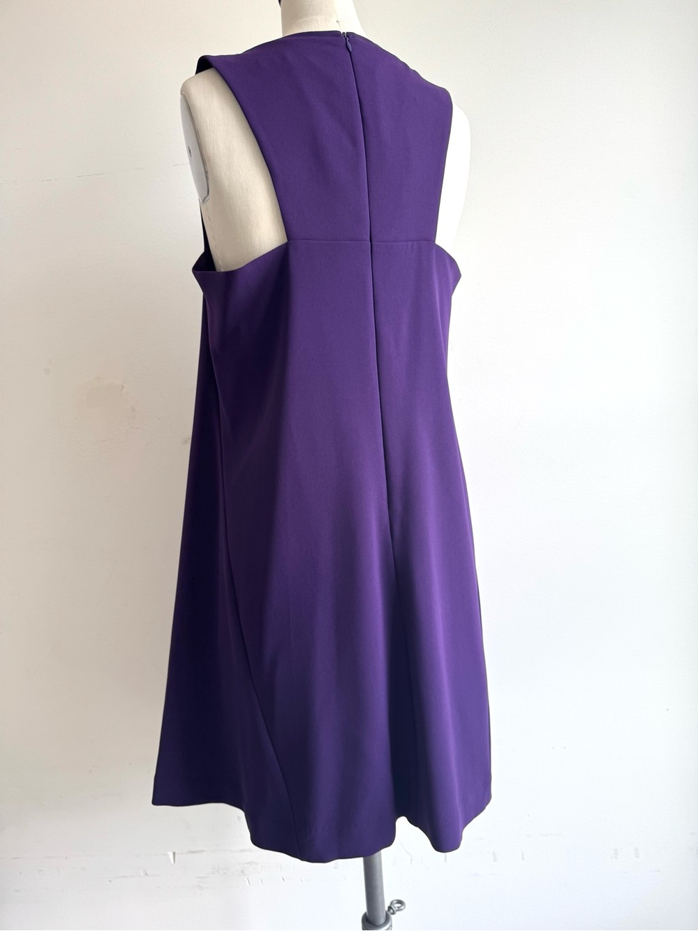 Vintage Trina Turk A line purple Shift Dress sz 8